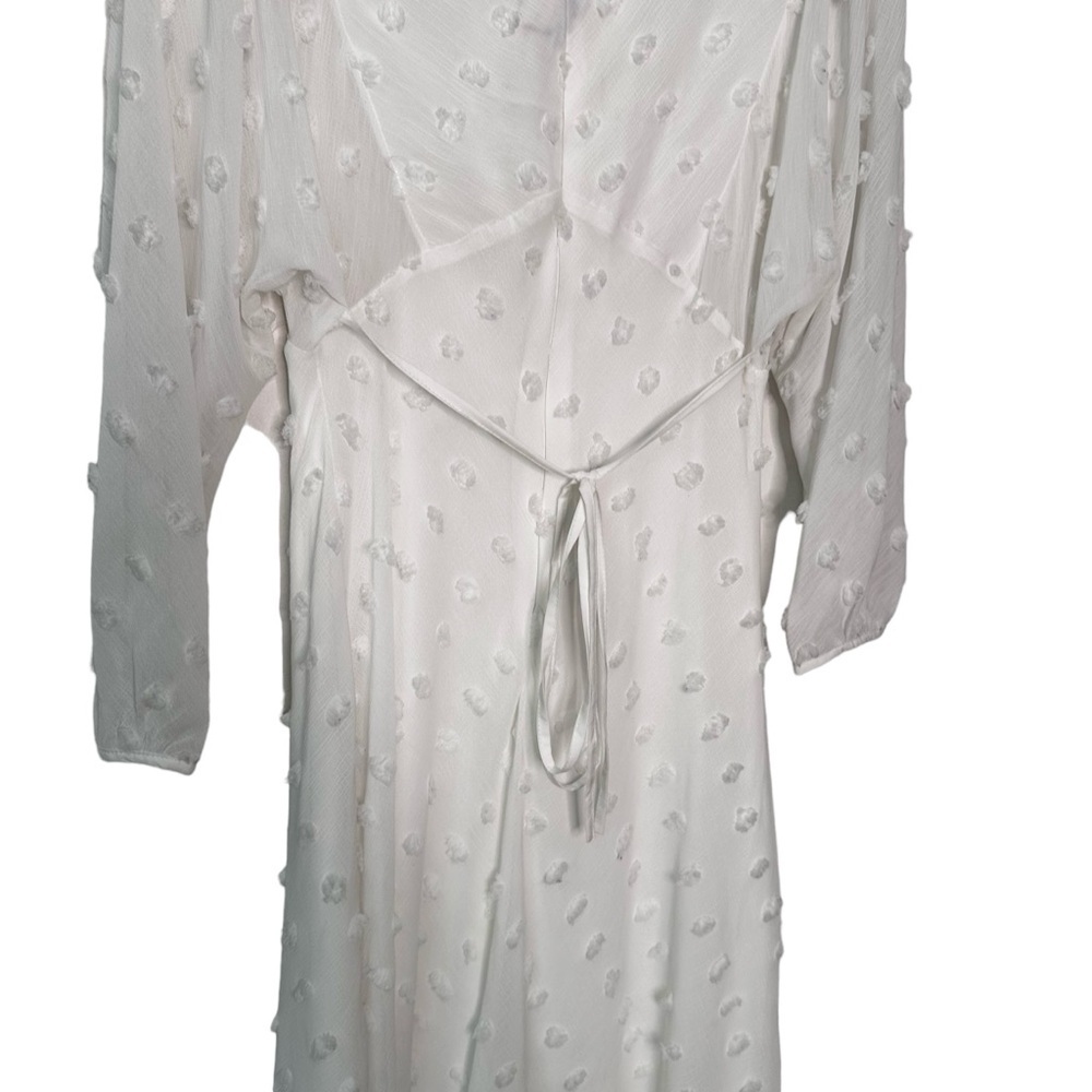 Chicwish | Cotton Candy Sheer Maxi Dress In White Size XS NWT - Picture 4 of 10